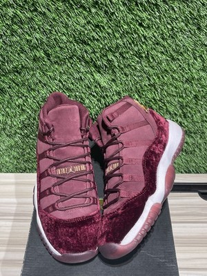 Size 5Y - Jordan 11 Retro Heiress Night Maroon (GS) 852625-650 Pre-Owned