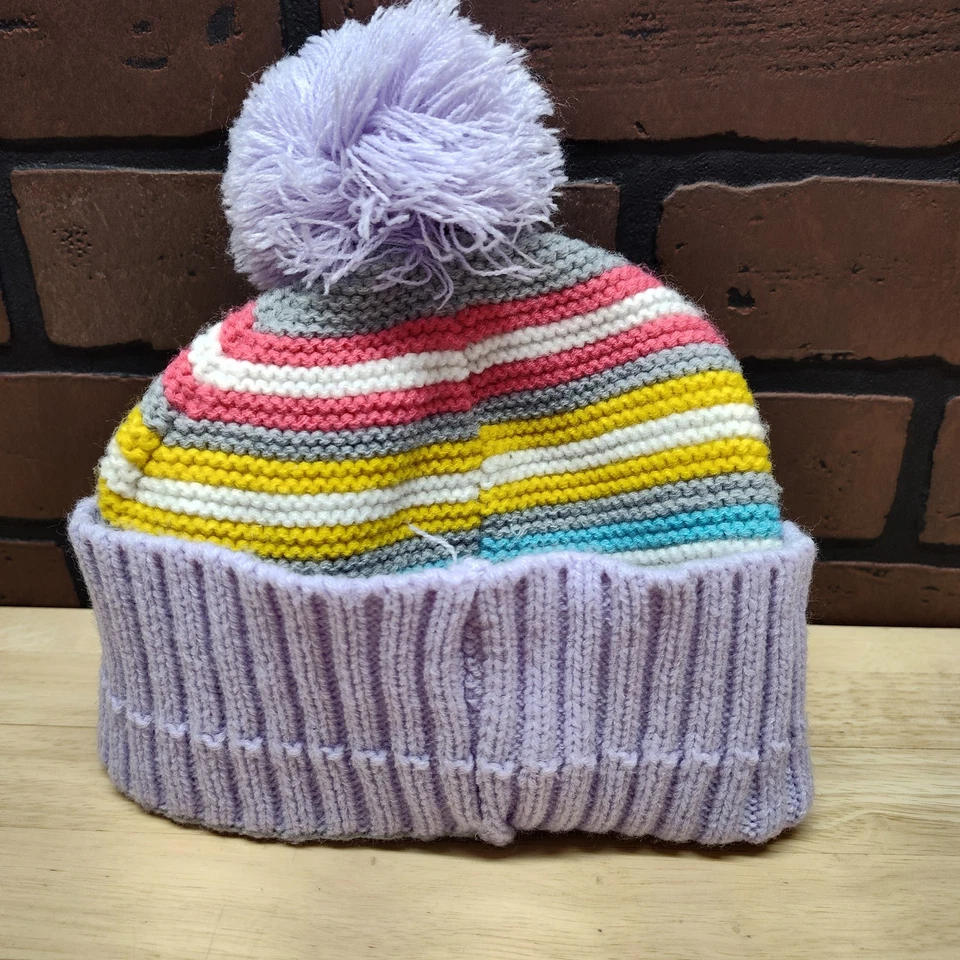 Boné de inverno Bluey the dog kids gorro pom malha meia 2t-5t aquecedor de cabeça - Imagem 3 de 4