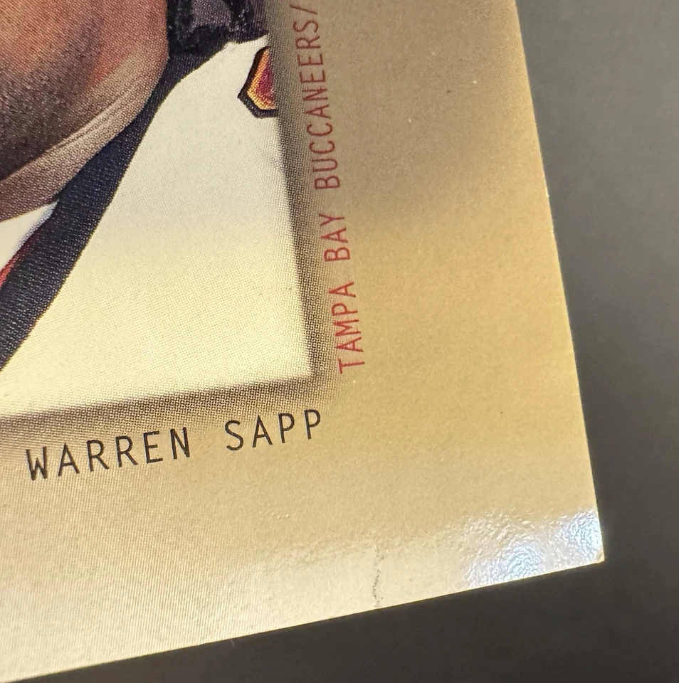 Warren Sapp 2001 Fleer Legacy Ultimate /250 #41 - Tampa Bay Buccaneers  - Image 3 of 4