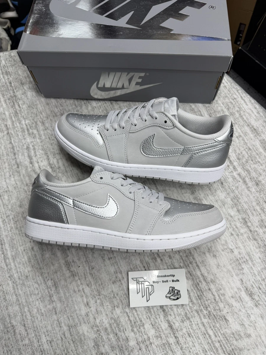 Jordan 1 Retro OG Low Metallic Silver | eBay