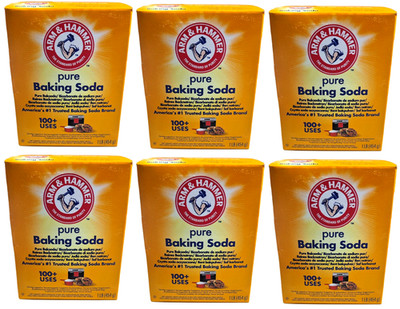 Backpulver ARM & HAMMER 6x 454g Baking Soda USA Backsoda reines Backnatron NEU