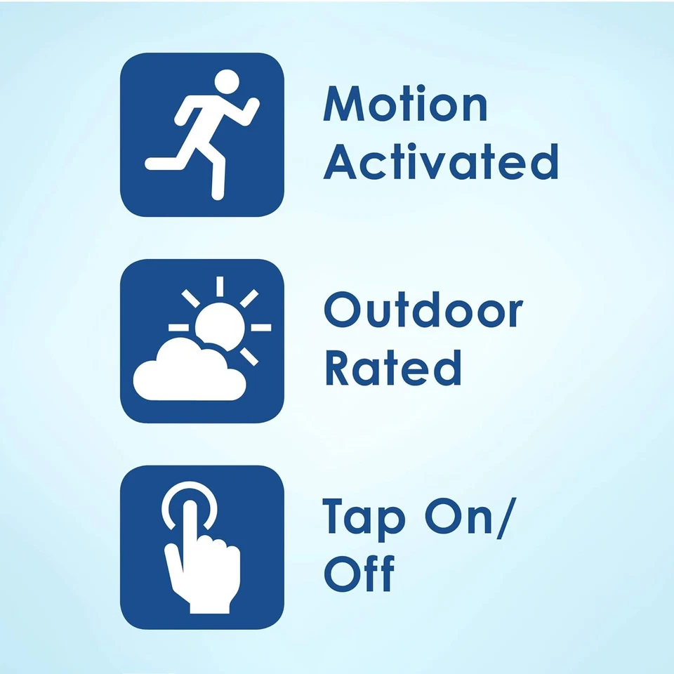 Luz de acento de 4 colores Westek LS3101RGB-N1 monolito LED con batería y movimiento Foto 3 de 4