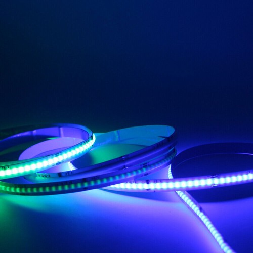 COB LED Strip Pixel Addressable RGBIC WS2811 12/24V Flexible 720LED/m tape lamp - Picture 7 of 12