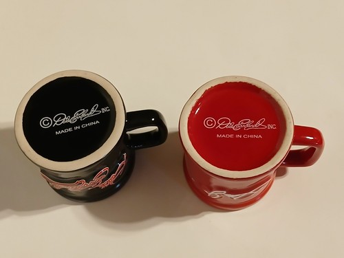 NASCAR Set - Jeff Gordon Glass Stein - Dale Earnhardt Sr. & Jr. Mini Becher - Bild 6 von 9