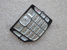 Tastiera originale Nokia 6670 | tappetino tastiera | tastiera | Keymat argento NUOVO