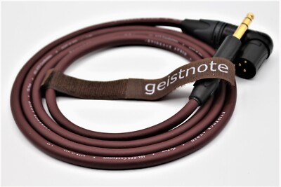15' TRS/XLR Balanced Cable ~EA Forte 15 foot (ft) Gold or Nickel Plugs~ FREE BAG