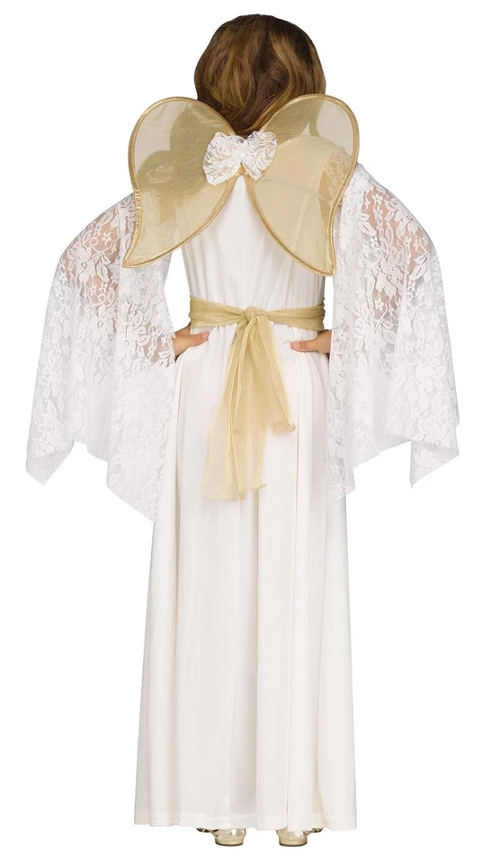 Angel Maiden Girls Halloween Fancy-Dress Costume for Child Large - Image 2 of 3