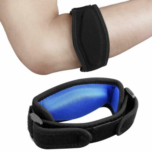 Tennis Elbow Brace Strap Tendonitis Golfers Gel Band Golf Pain Relief Support - Picture 14 of 17