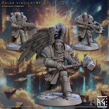 Malak Vindicator - Angel Celestial Warrior - Artisan Guild - Dungeons and Dragon