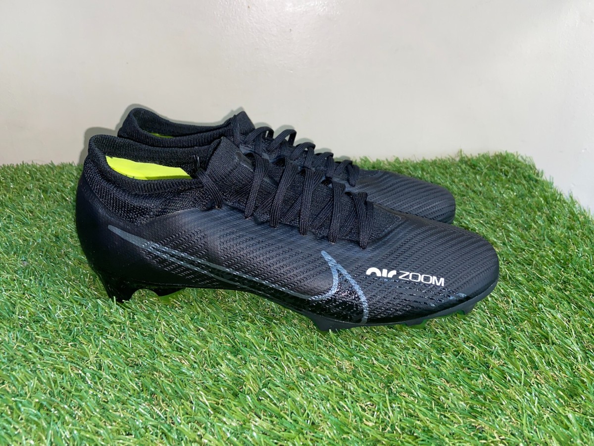 Nike Zoom Vapor 15 Pro FG Soccer Cleats Black Dark Smoke Volt DJ5603-001 Size 10 Nike Zoom Mercurial Vapor 15 Pro Firm Ground Cleats Soccer  main image 2