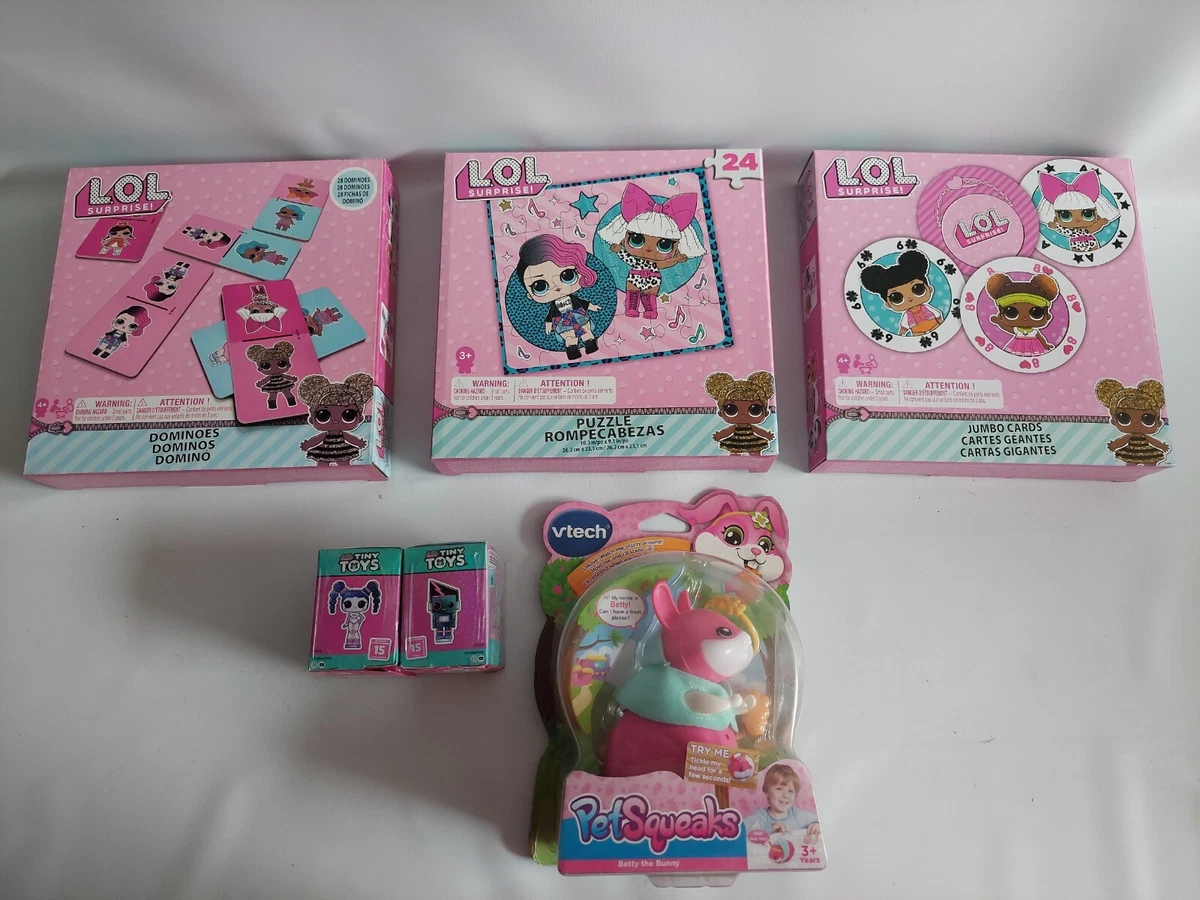 Brand New LOL SURPRISE VTECH PET SQUEAKS Girls Toy Bundle Puzzle
