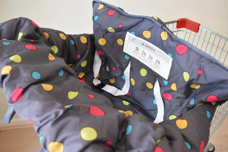 Baby Shopping Trolley Cover | Single / Double Seated Trolley Cover - image 3 of 4