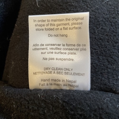Laundromat 100% Wool Handmade Knit Fleece Sweater Jacket Unisex Large Wolf NWT - Picture 24 of 24