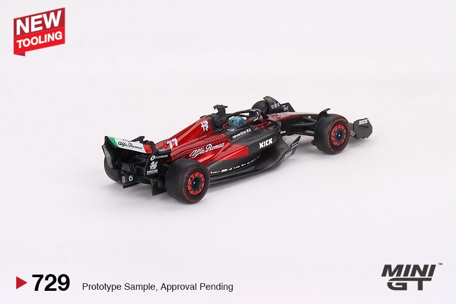 ミニチャンプス アルファ ロメオ C43 #77 2023 1/18 ミニチャンプス 1/18 アルファロメオ F1チーム ステーク C43