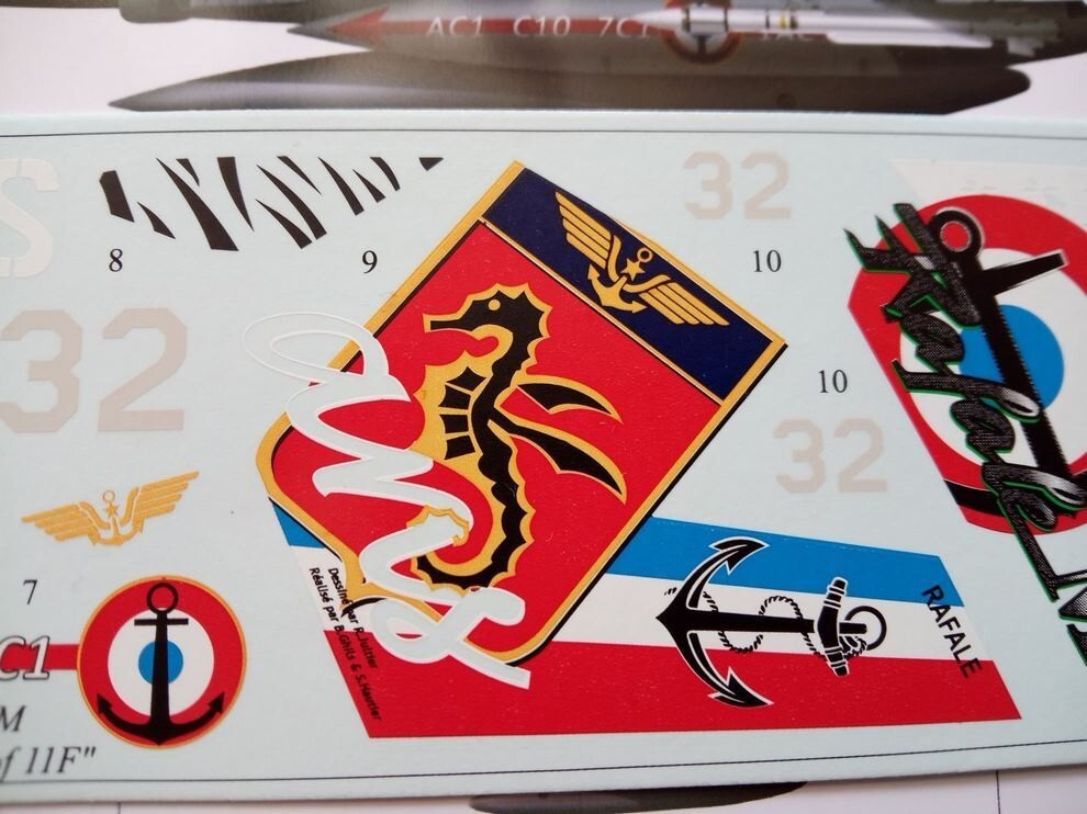 UpRise Decals URS4812 - DECAL Rafale M 90 years of 11F, no