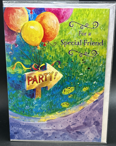 Special Friend Birthday Greeting Card w/Envelope
