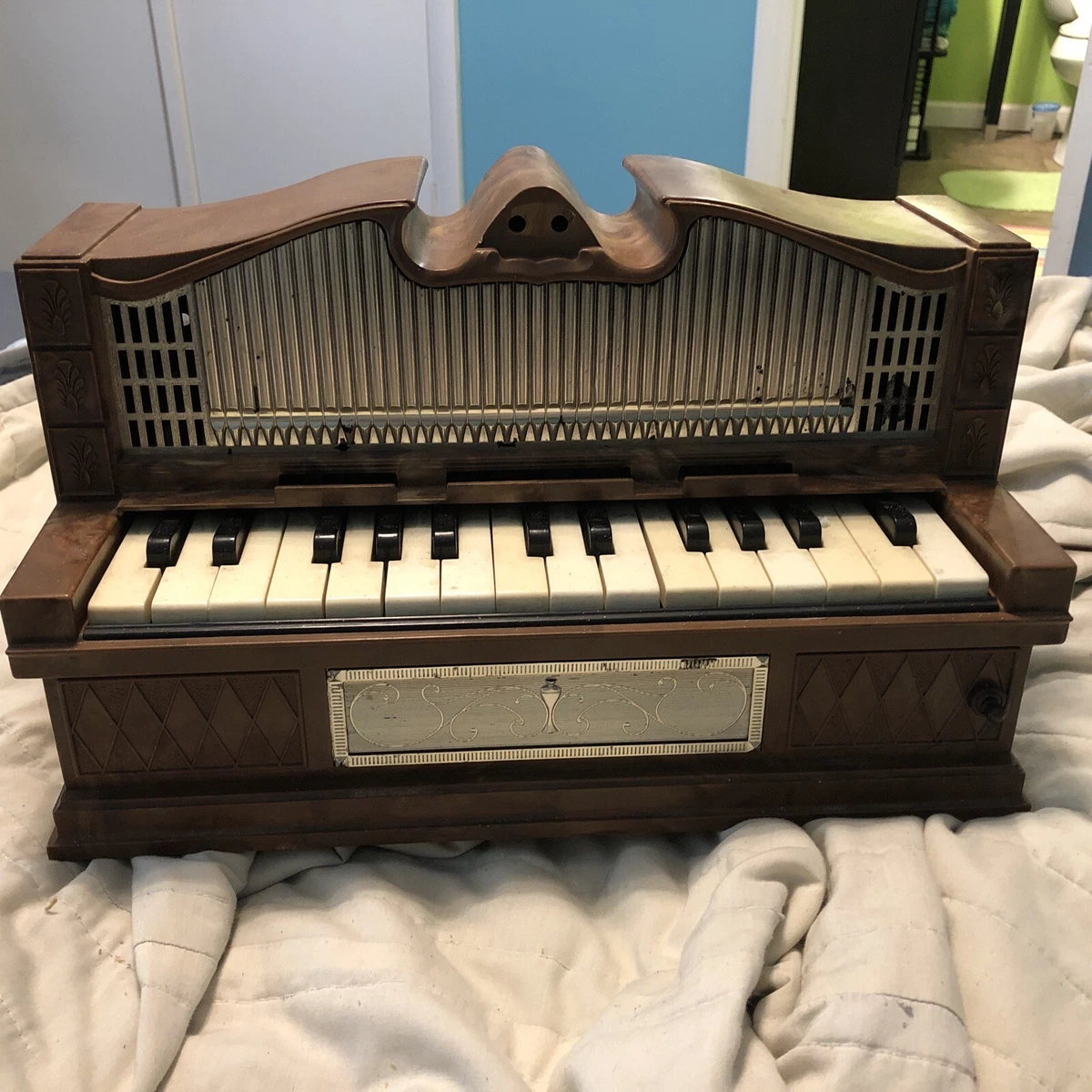 Emenee electric golden pipe organ deals