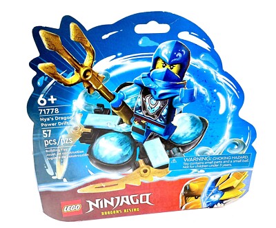 LEGO NINJAGO NYA s Dragon Power Spinjitzu Drift 71778 Creative Blue Ninja Toy