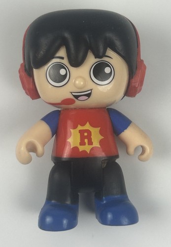 Ryans World 3" Gamer Headphones Blue & Red Collectible Figurine Action Figure - Picture 2 of 10