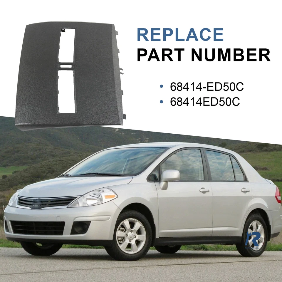 Front Upper Center Dash Air Vent Trim 68414ED50C  fit for Nissan Versa 2007-2012 Foto 3 de 4