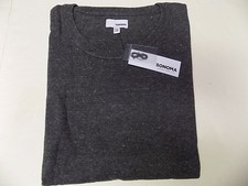SONOMA CREWNECK FINE GAGE SWEATER MENS SZ 4XB -GREY- NWT