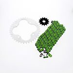 Caltric Drive Chain & Sprocket Kit For Honda TRX250X Fourtrax 1987-1988 - 520 Pitch O-Ring Chain, 13T/38T Sprockets