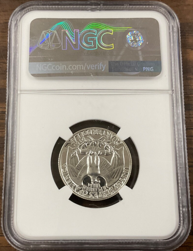1959 Washington Silver Proof Quarter 25c NGC PF68 Cameo. - Picture 3 of 4