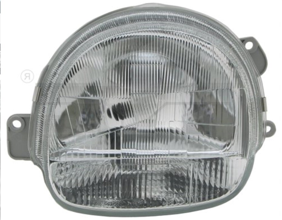 Phare avant gauche H4 Renault Twingo 1 pour modèles phase 2 de 1998 à 2000
