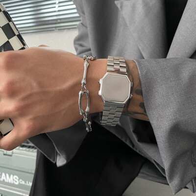 時計 AMBUSH Timeless Watch Bracelet Ambush Timeless Watch Bracelet in Metallic | Lyst Canada