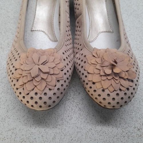 Rieker Ladies Shoes Low Wedge Flats Grey Comfort Perforated EU 37 UK 4 - Zdjęcie 12 z 21