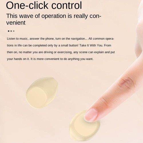 Invisible Sleep Wireless Earbuds Bluetooth 5.3 Headset Earphone Waterproof D6F5 - Zdjęcie 10 z 28