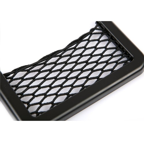 1x Car Interior Accessories Body Edge Black Elastic Net Storage Phone Holder Kit - Picture 16 of 16