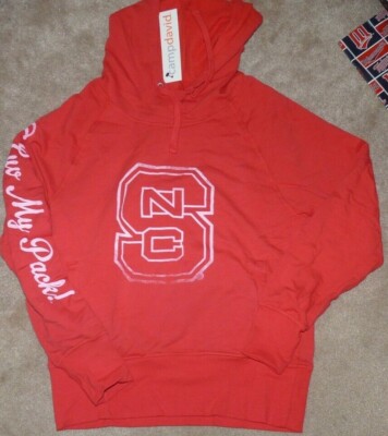 NEW NCAA NC North Carolina St Wolfpack Hoodie Hooded Sweatshirt S Small Women 
