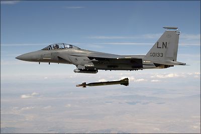 Poster, Many Sizes; F-15E Strike Eagle F-15 492Nd Fighter Squadron Laser-Guided
