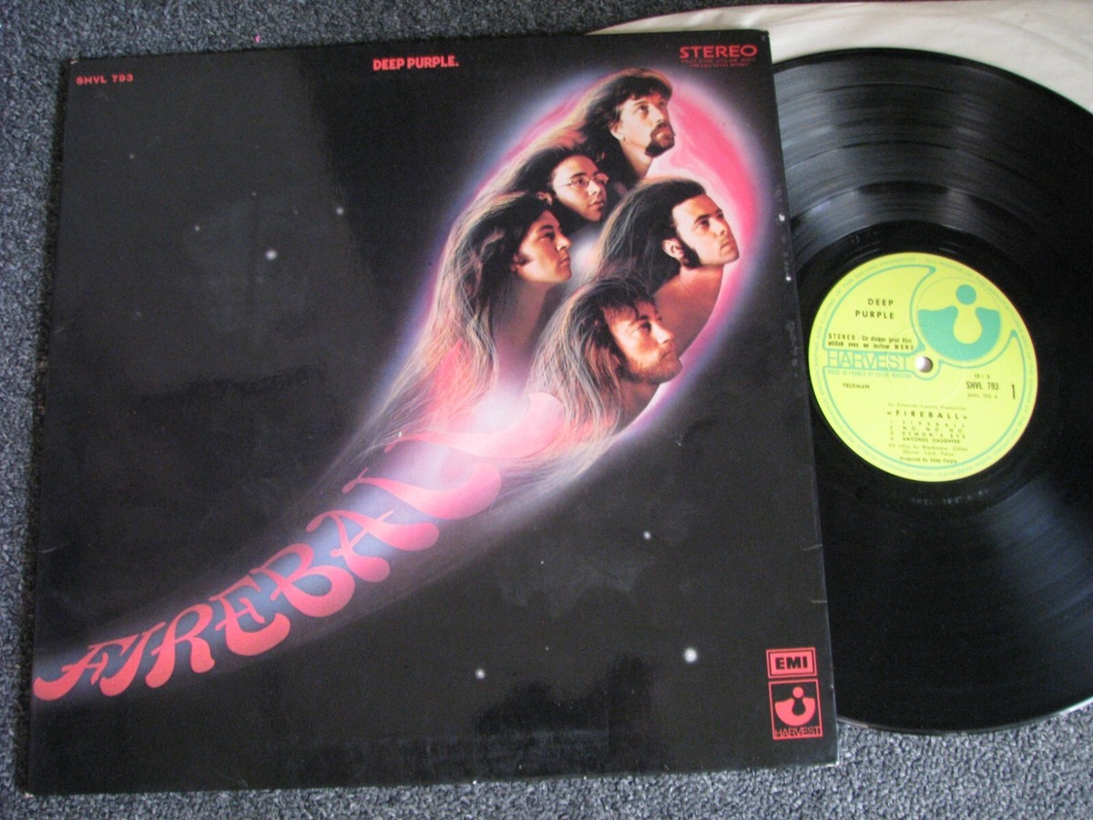 米、加、欧LP Deep Purple Fireball SHVL793 Harvest /00400 Deep Purple – Fireball – Vinyl (LP, Album, Repress), 1974