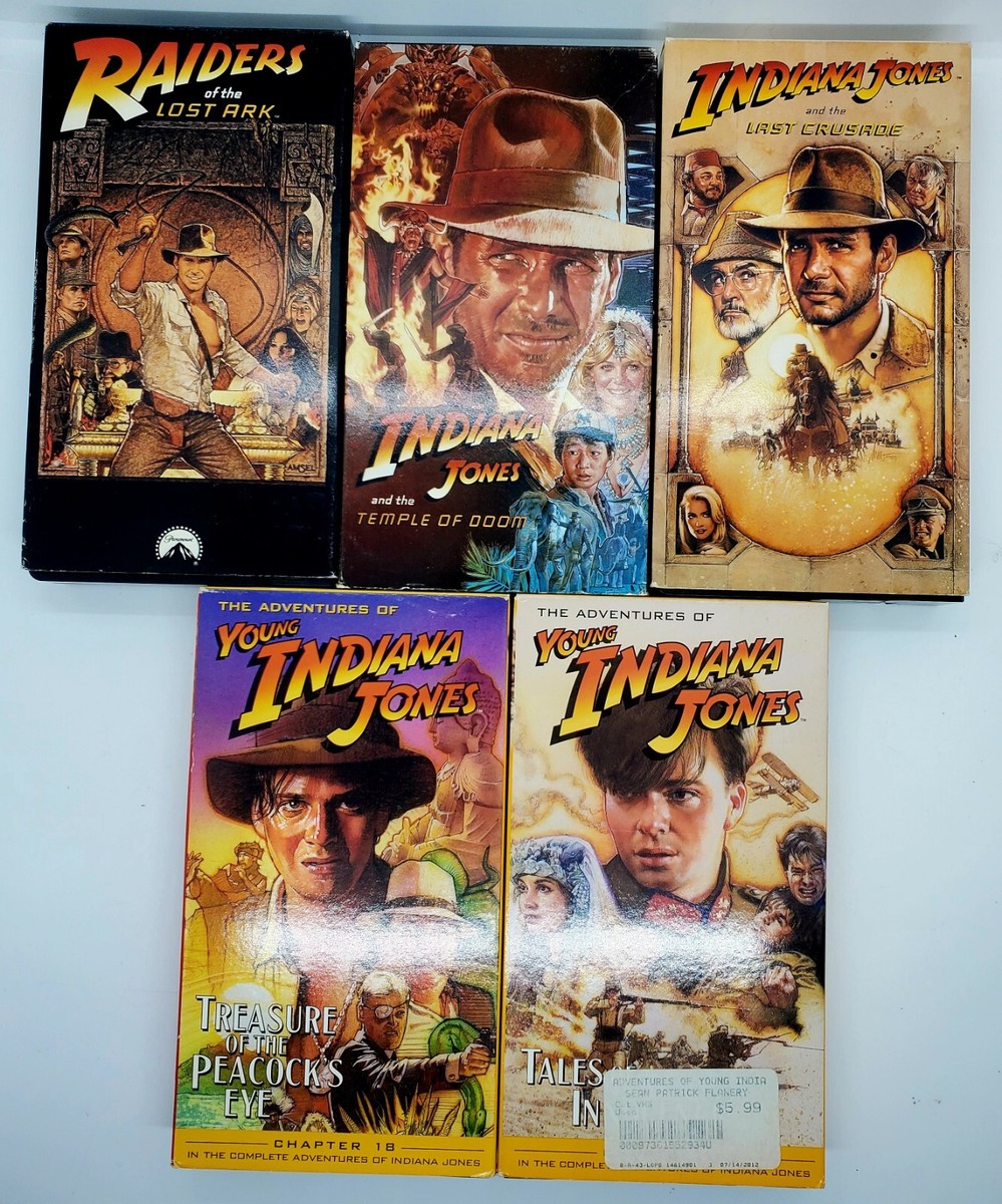 (未使用･未開封品)Young Indiana Jones [VHS] The Adventures of Young Indiana Jones VHS Series Lot of 4