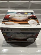 Euro Cuisine YM80 Automatic Yogurt Maker Machine - White