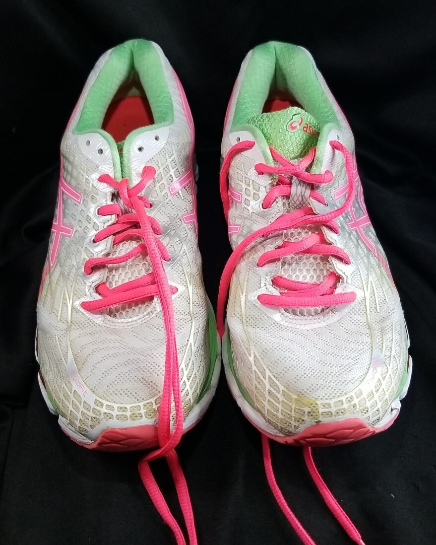 Footwear Asics Gel Nimbus 17 Womens White Asics Women's Gel Nimbus