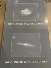1994 CARNEGIE ATLAS OF GALAXIES Book set Volumes 1 & 2- NEW- Likenew- 1 Sealed