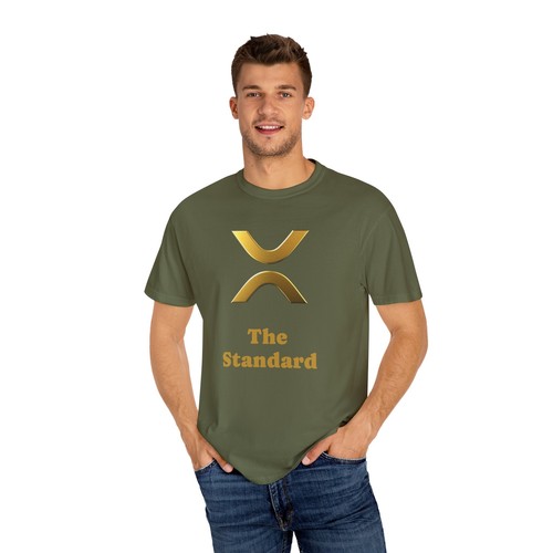Comfort Colors Unisex Garment-Dyed T-Shirt - 'XRP The Standard' Crypto Merch - Picture 9 of 41