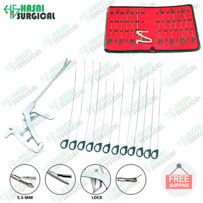 Knee Scorpion Suture Passer 5.5-mm   Straight with 10 High-Quality Needles