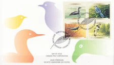 W CANADA 1839-1842a FDC BIRDS