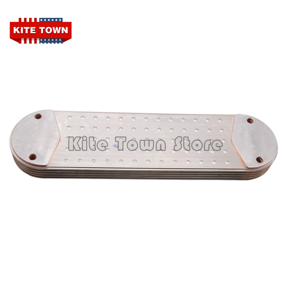 Núcleo enfriador de aceite para motor Volvo D12 FH12 FL12 FM9 NH12 VN VNL VNM VHD 8149300 Foto 3 de 4