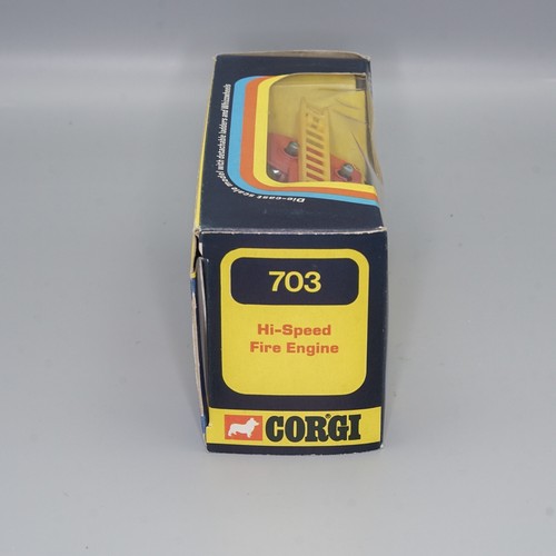 Corgi 703 Hi-Speed Fire Engine - boxed. - Picture 14 of 15