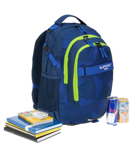 Schulrucksack Rucksack Jungen Mädchen Elephant Signature Hero Daypack + Heftbox - Bild 163 von 309