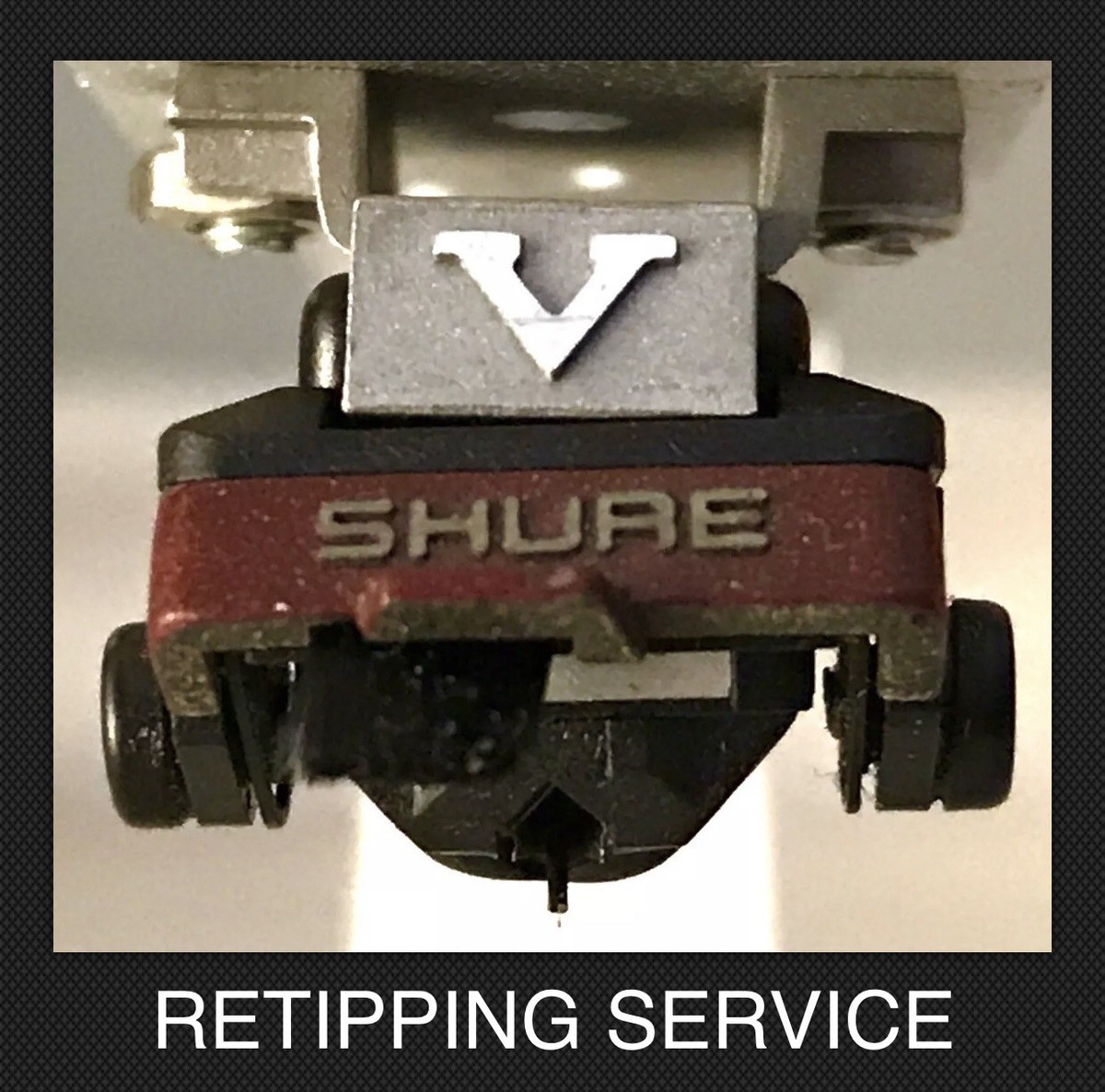 Shure V15 V15-VMR VxMR Cartridge Stylus Retipping Nude Shure V15 V15-VMR VxMR Cartridge Stylus Retipping Nude
