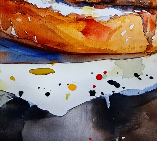 Gourmet Burger Delight 12"x8" Print on Matte Paper | Mouthwatering Food Artwork - Picture 15 of 18