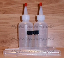 2 Snuffer Bottles, 2 Vials, 6 Suction Tweezers GOLD Prospecting Tools FREE SHIP