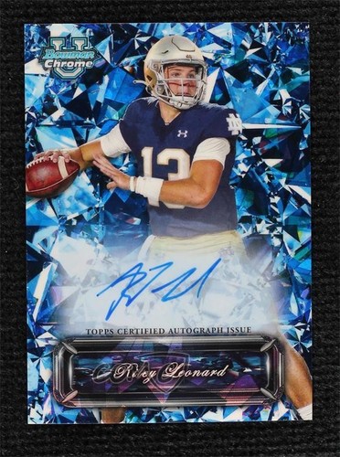 2024 Bowman U Chrome Sapphire Selections Riley Leonard #SS-RL Auto