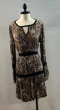 Knox Rose paisley long-sleeve mini dress Size Large